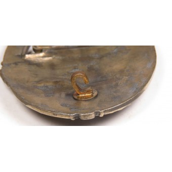 Panzerkampfabzeichen in bronzo a margherita semi-cava tipo B. Espenlaub militaria