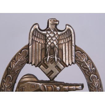 Panzerkampfabzeichen in bronzen Steinhauer & Lueck zwaar gewicht. Espenlaub militaria