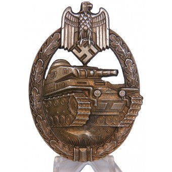 Panzerkampfabzeichen en bronze Steinhauer & Lueck poids lourd. Espenlaub militaria