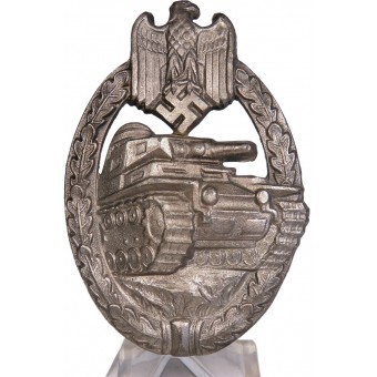 Panzerkampfabzeichen in Silber W. Deumer, Hollow. Espenlaub militaria