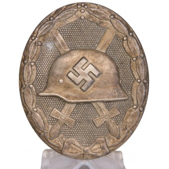 Серебрянная степень знака  За ранение 1939. PKZ 30. Espenlaub militaria