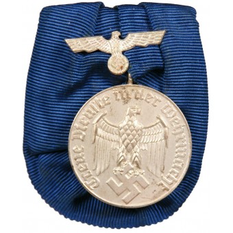 Medalj för långvarig tjänstgöring från Wehrmacht: 4 år Wehrmacht Dienstauszeichnung. Espenlaub militaria