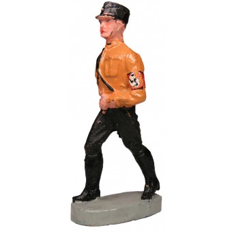 SS -vartija -sotilaan figuriini, elastoliini. Espenlaub militaria