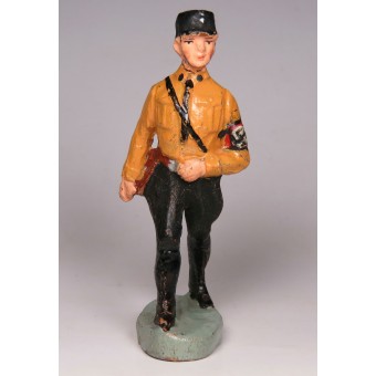 SS: n vartija -sotilaan figuriini, elastoliini. Espenlaub militaria