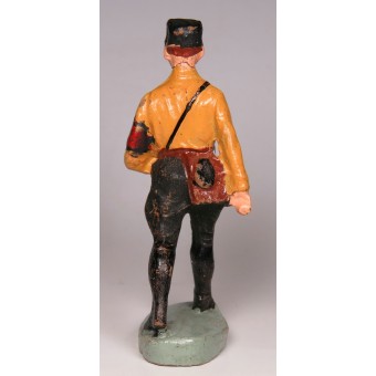 Figurine of an SS security guard soldier, Elastolin. Espenlaub militaria