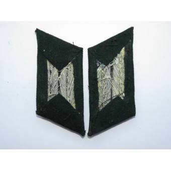 Wehrmacht TSD or transport troops collar tabs for officers. Espenlaub militaria