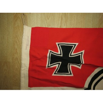 Tredje rikets tyska krigsflagga - Reichskriegsflagge. Storlek 80x135. Espenlaub militaria