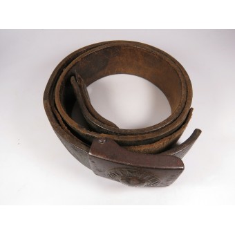 Cintura da combattimento tedesca Wehrmacht con una fibbia in acciaio. Espenlaub militaria