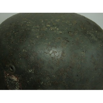 Casque M 35 SS à double décor. Espenlaub militaria