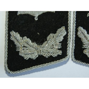 Pattes de col pour lieutenant du service du génie de la Luftwaffe. Espenlaub militaria