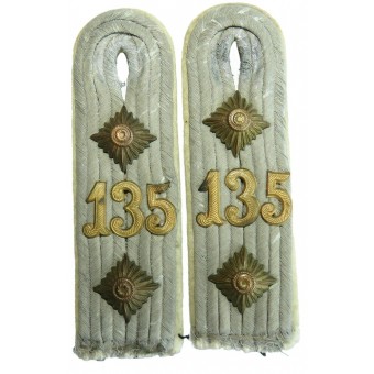 Épaulettes de Hauptmann du 135e régiment dinfanterie. Espenlaub militaria