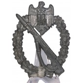 Infanteriesturmabzeichen Adolf Scholze. Grey anodized