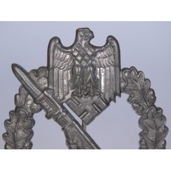 Infanteriesturmabzeichen Adolf Scholze. Grå anodiserad. Espenlaub militaria