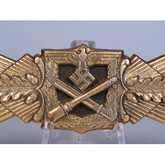 Nahkampfspange in Gold. F&BL. Знак в золоте. Espenlaub militaria