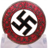 NSDAP Party Badge by Hermann Aurich M1/105RZM