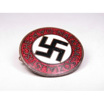 Insignia del partido NSDAP de Hermann Aurich M1/105RZM. Espenlaub militaria