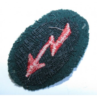 Sleeve patch for a signalman in an artillery unit of the Wehrmacht. Espenlaub militaria