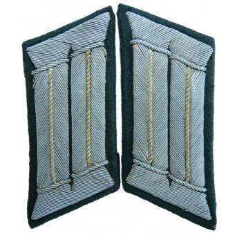 Lengüetas de cuello de oficial de infantería de la Wehrmacht. Espenlaub militaria