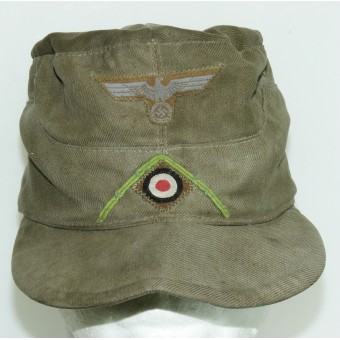 Casquette M40 Tropical DAK de la Heer. Tropenfeldmütze. Espenlaub militaria