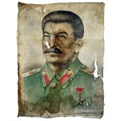 Portrait of Stalin, 85cm x110cm