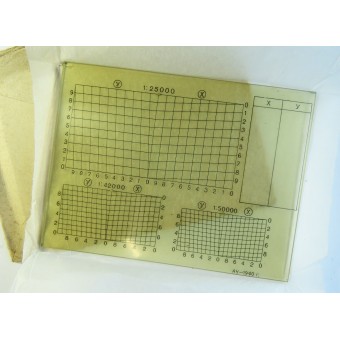 Scale coordinate measure of the 1934 model for the Red Army field bag. Espenlaub militaria