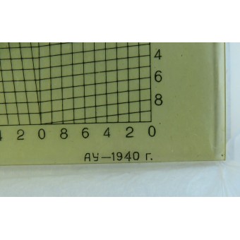 Koordinatenmaßstab des Modells von 1934 für die Feldtasche der Roten Armee. Espenlaub militaria