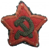 Sleeve star of the political staff of the armored forces of the Red Army