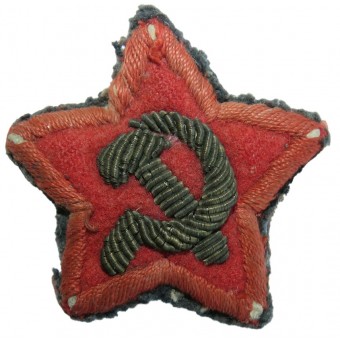 Sleeve star of the political staff of the armored forces of the Red Army. Espenlaub militaria