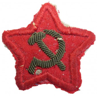 Sleeve star of the political staff of the Red Army- White tunic. Espenlaub militaria