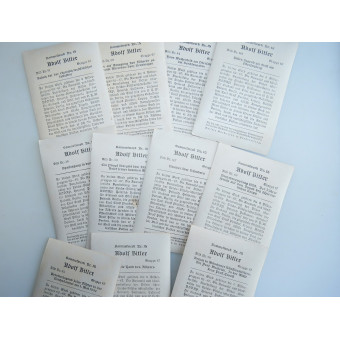 Adolf Hitler серия Bildergruppe 64 сигаретные картинки. Espenlaub militaria