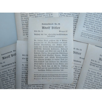 Adolf Hitler серия Bildergruppe 64 сигаретные картинки. Espenlaub militaria