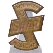 Badge Hitlerjugend Westmark Saar Koblenz 1934