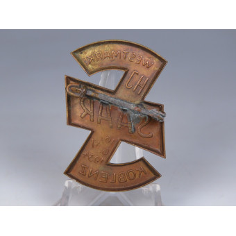 Badge Hitlerjugend Westmark Saar Koblenz 1934. Espenlaub militaria