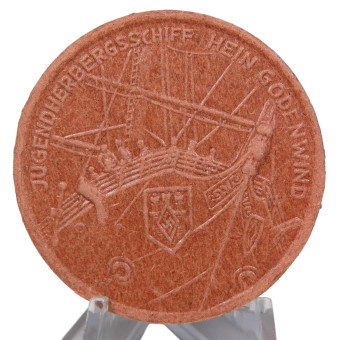 Badge Jugendherbergsschiff Hein Godenwind. Espenlaub militaria