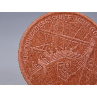 Badge Jugendherbergsschiff Hein Godenwind. Espenlaub militaria