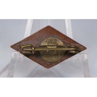 Hitlerjugend Mitgliedsabzeichen frühe Ausführung. Espenlaub militaria