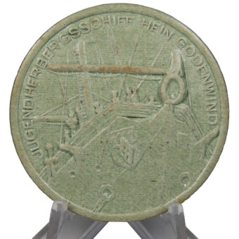 Плакетка Jugendherbergsschiff Hein Godenwind. Espenlaub militaria