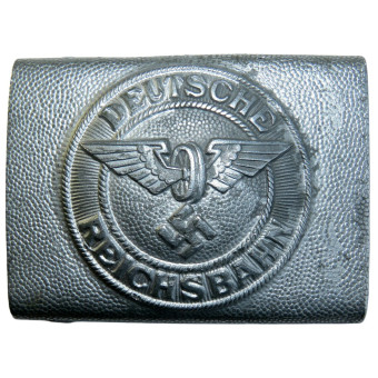 Deutsche Reichsbahn Belt Buckle Aluminium. Espenlaub militaria