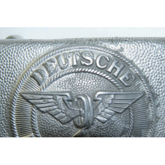 Deutsche Reichsbahn Belt Buckle Aluminium. Espenlaub militaria