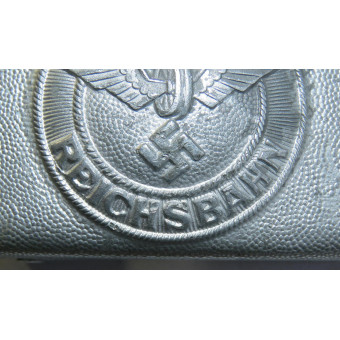 Deutsche Reichsbahn Belt Buckle Aluminium. Espenlaub militaria