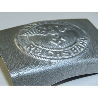 Deutsche Reichsbahn Belt Buckle Aluminium. Espenlaub militaria