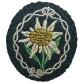 Edelweiss sleeve insignia for Wehrmacht mountain troops