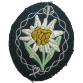Rare Edelweiss sleeve insignia of the Wehrmacht  