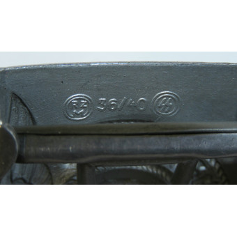 SS aluminium belt buckle RZM 36/40 Overhoff & Cie Lüdenscheid