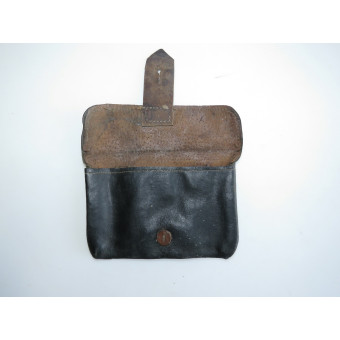 Early leather ammo pouch RKKA, model 1941. Espenlaub militaria