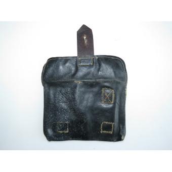 Early leather ammo pouch RKKA, model 1941. Espenlaub militaria