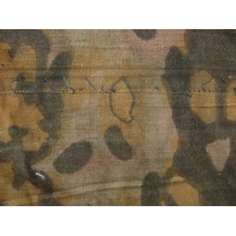 Фрагмент камуфлированной ткани Waffen-SS Eichenlaubtarn с оверпринтом Platanenmuster. Espenlaub militaria