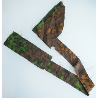 Waffen-SS camouflage material Eichenlaubmuster. Espenlaub militaria