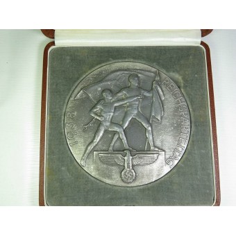 3:e riket Reichsparteitag legering Medaljong / bordsmedalj 1938. Espenlaub militaria