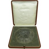 Medaglione in lega del Terzo Reich Reichsparteitag / medaglia da tavolo 1938